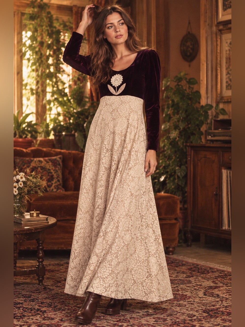 Vintage 1970s Young Innocent Dress by Arpeja.